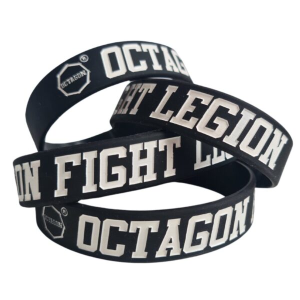 Bransoletka gumowa opaska OCTAGON FIGHT LEGION