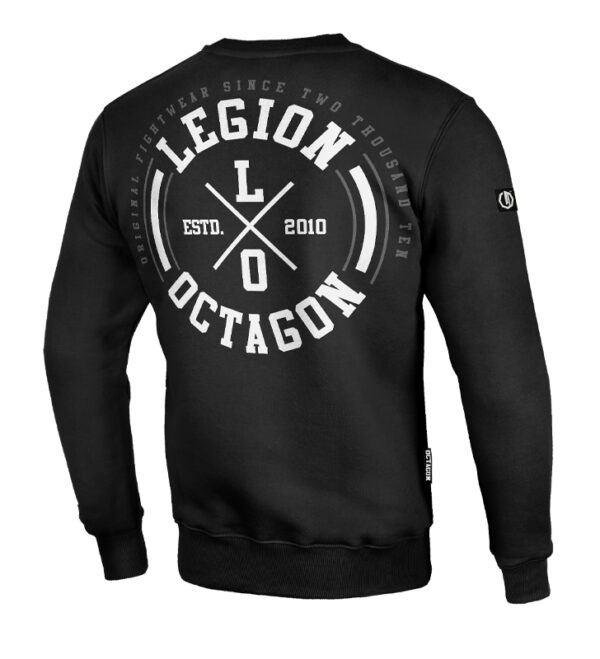 Bluza Legion Octagon LO black/white bez kaptura