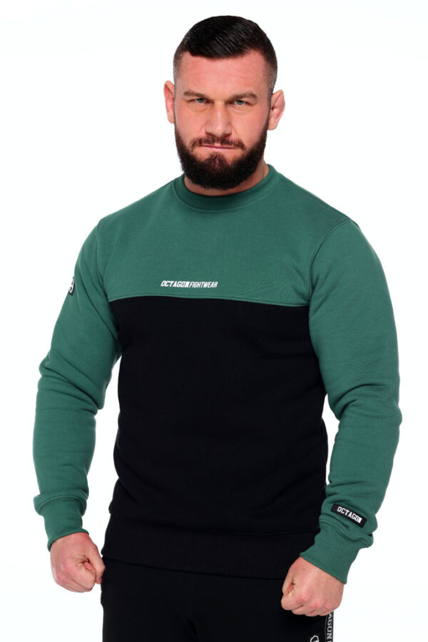 Bluza Octagon Dual black/green