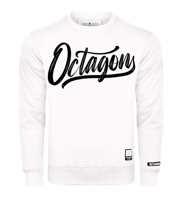 Bluza Octagon Retro white bez kaptura