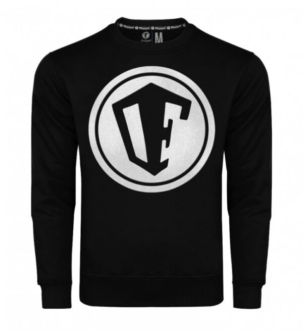 Bluza Ofensywa LOGO czarno/biała bez kaptura