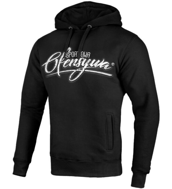Bluza Ofensywa "Sportowa Ofensywa" czarna z kapturem