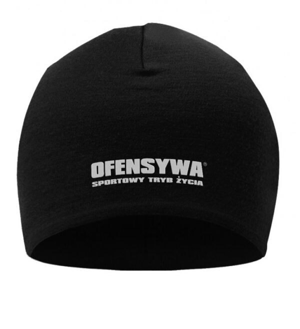 Czapka zimowa Ofensywa STŻ czarna z białym