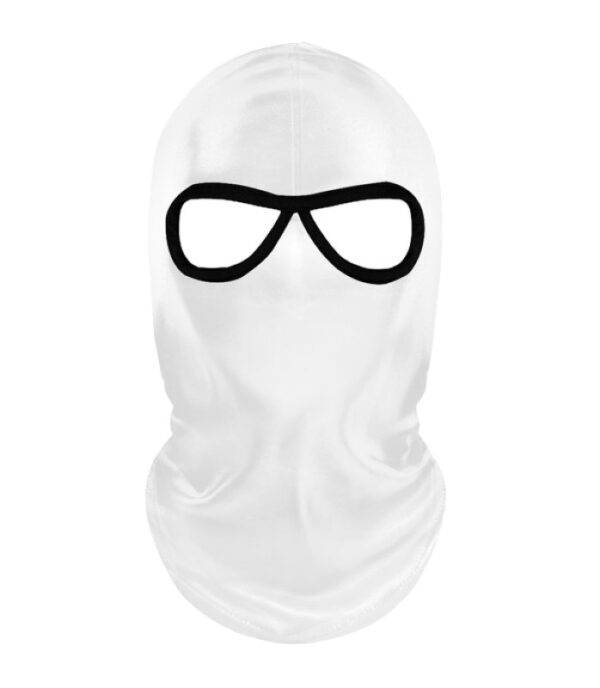 Kominiarka white/black