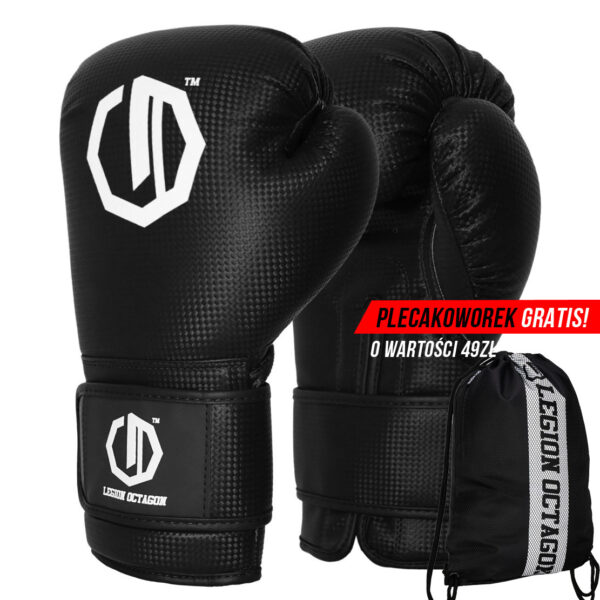 Rękawice bokserskie Octagon Legion Kevlar black