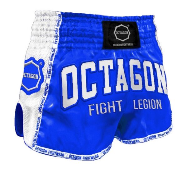 Spodenki Octagon Kickboxing/Muay Thai Fight Legion blue white