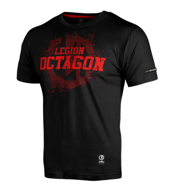 T-shirt Legion Octagon Grunge black/red