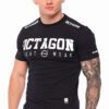 Koszulka Fight Wear OCTAGON black – czarny T-shirt z nadrukiem