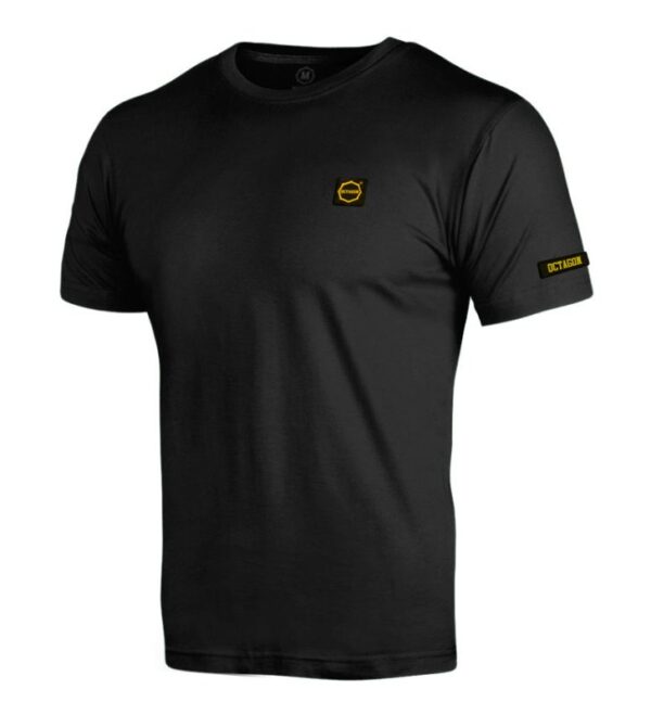 T-shirt Octagon Small Logo black/gold