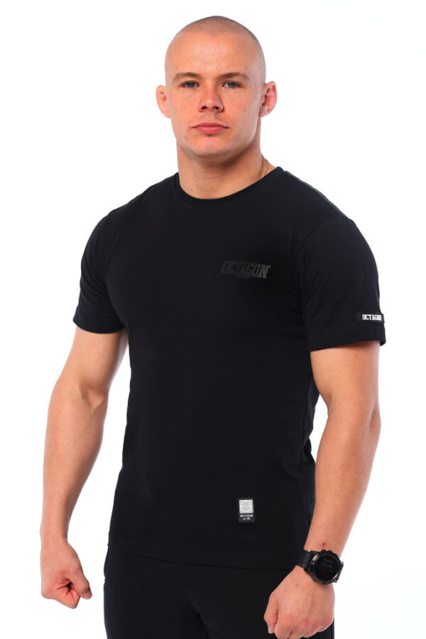 T-shirt Octagon Vertical black/black
