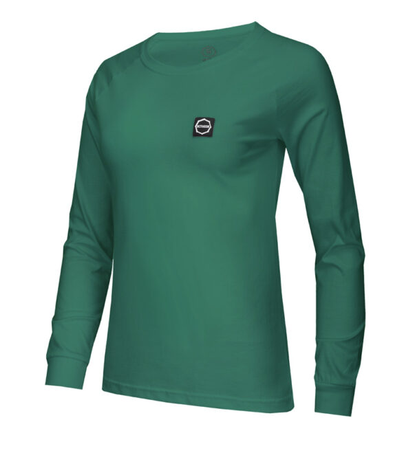 Longsleeve damski Octagon SMALL LOGO green