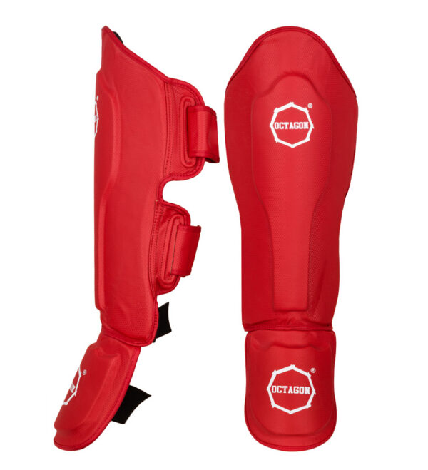 Ochraniacze Octagon KEVLAR Piszczel/Stopa red