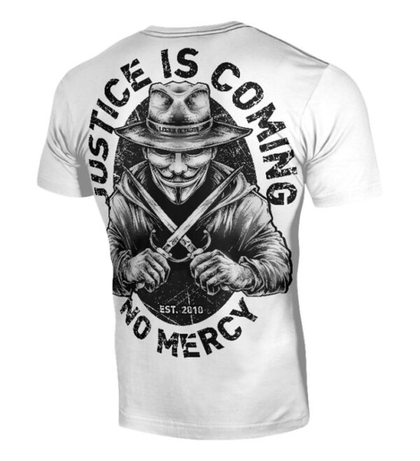 T-shirt Octagon Justice is coming white