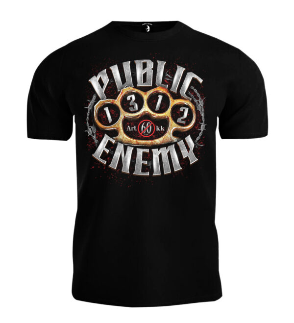 T-shirt Public Enemy Kastet