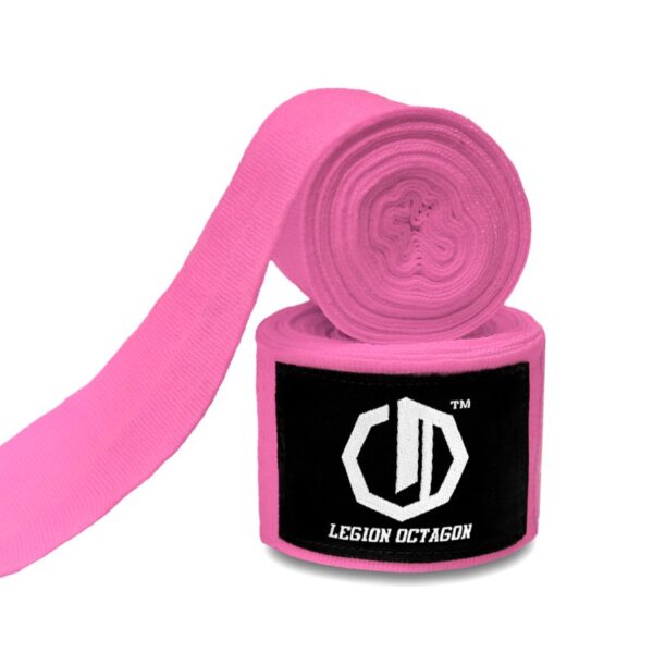 Owijki/Bandaże bokserskie Legion Octagon Standard pink 4m