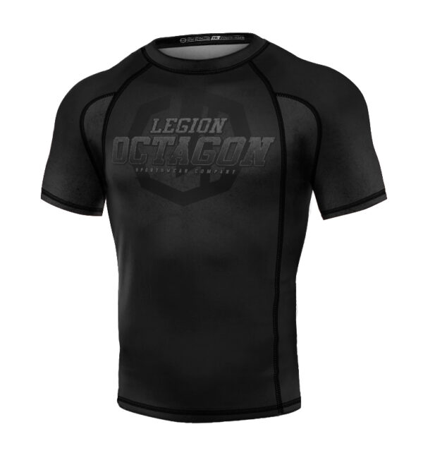 Rashguard Legion Octagon PREMIUM Conquest black/grey