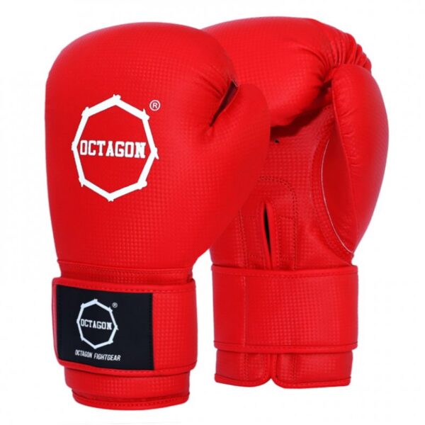 Rękawice bokserskie Octagon KEVLAR red