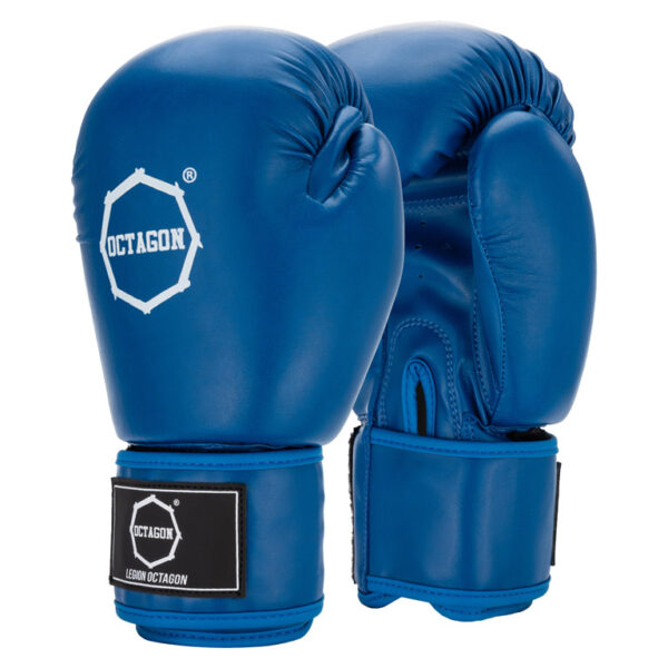 Rękawice bokserskie Octagon Tank Skaj blue