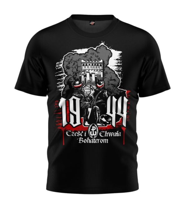 T-shirt Cześć i Chwała Bohaterom czarny