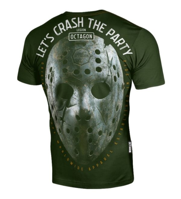 T-shirt Octagon Let's Crash The Party green