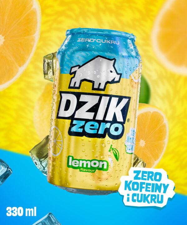 DZIK ZERO LEMON ‑ 330 ML