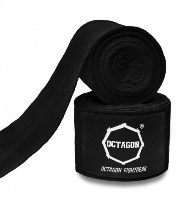 Owijki/Bandaże bokserskie Octagon Fightgear Standard black 5m