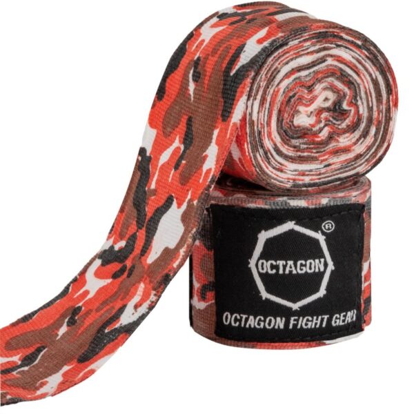 Owijki Octagon Fightgear Standard CAMO RED 3m