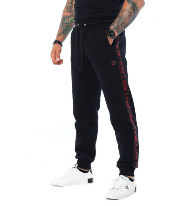 Spodnie Octagon "Stripe" red