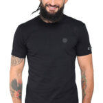 Koszulka Octagon Regular black czarna minimalistyczna sportowa