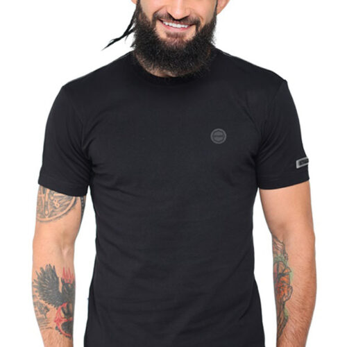 Koszulka Octagon Regular black czarna minimalistyczna sportowa