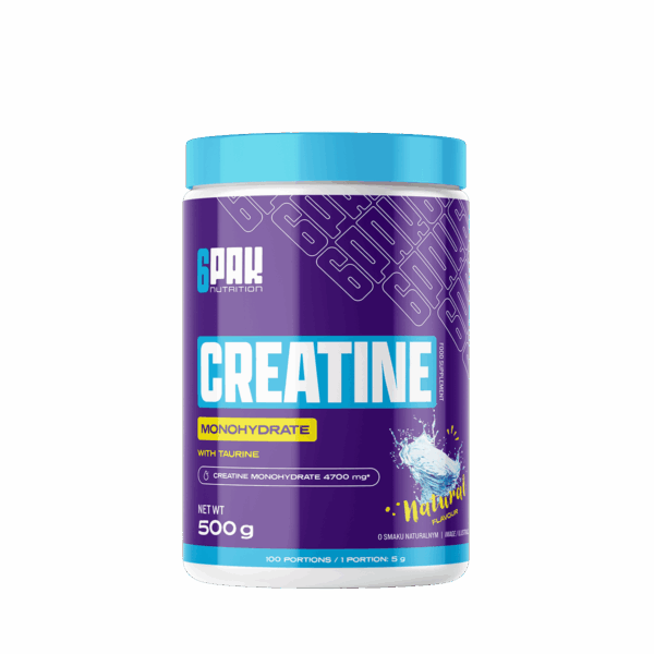 Creatine Monohydrate 500g NATURAL – czysta kreatyna w proszku bez smaku