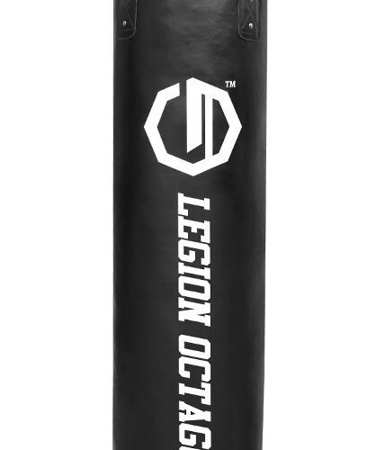 worek bokserski 120cm niewypełniony czarny worek treningowy Octagon do boksu i MMA