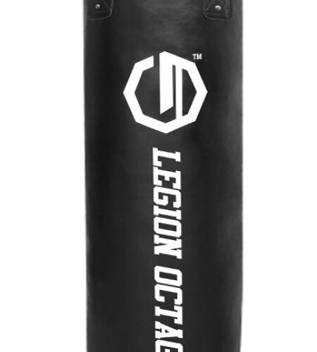 worek bokserski 180 wypełniony czarny worek treningowy Octagon do boksu i MMA
