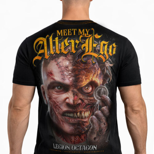Koszulka Octagon Alter Ego czarna z nadrukiem Legion