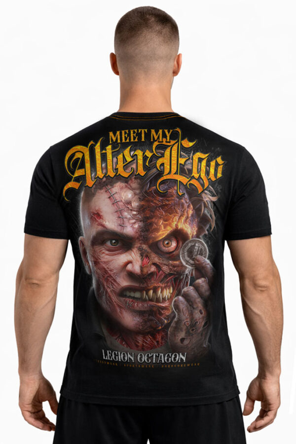 Koszulka Octagon Alter Ego czarna z nadrukiem Legion