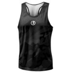 ank Top Black line camo Octagon koszulka sportowa bez rękawów camo