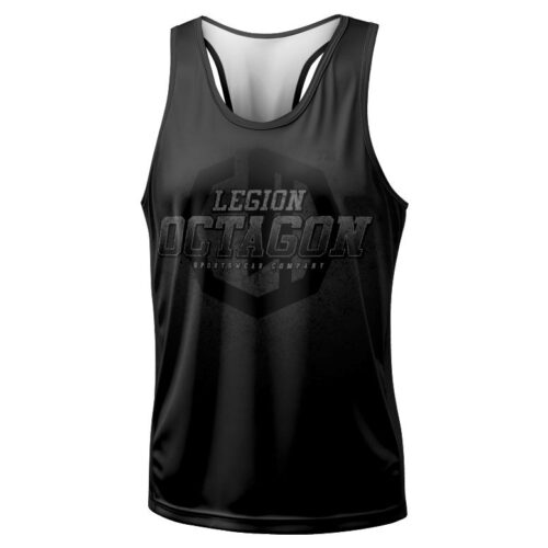Tank Top Conquest black grey Octagon koszulka sportowa bez rękawów