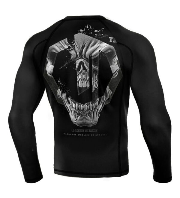 Rashguard Legion Octagon PREMIUM Skull Logo długi rękaw