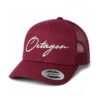 Czapka Snapback Trucker Legion Octagon Script burgund z haftowanym logo i siatką