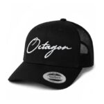 Czapka Snapback Trucker Legion Octagon Script black z haftowanym logo i siatką