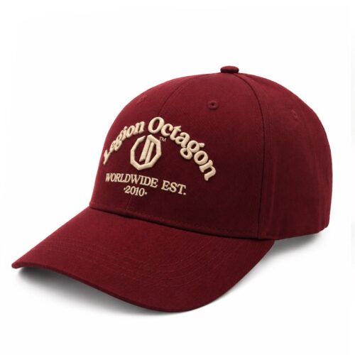 Czapka z daszkiem Legion Octagon Worldwide Est. 2010 Burgund z haftowanym logo
