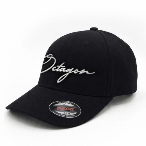 Czapka z daszkiem Legion Octagon Script Black FLEXFIT z haftowanym logo