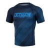 Rashguard Octagon PREMIUM Blocks blue do MMA, BJJ i treningu sportów walki