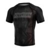 Rashguard Octagon PREMIUM Octagonal black/red do MMA, BJJ i treningu sportów walki
