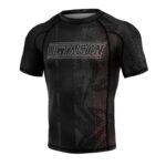 Rashguard Octagon PREMIUM Octagonal black/red do MMA, BJJ i treningu sportów walki