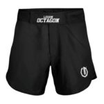 Spodenki szorty MMA Octagon Small Logo black/white do treningu sportów walki