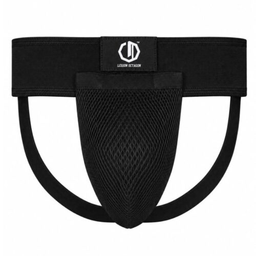Suspensor Legion Octagon Basic black ochraniacz krocza do boksu MMA i kickboxingu