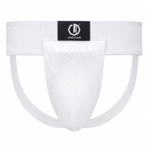 Suspensor Legion Octagon Basic white ochraniacz krocza do boksu MMA i kickboxingu