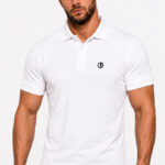 Koszulka polo Legion Octagon Small Logo 3D white – przód