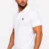 Koszulka polo Legion Octagon Small Logo 3D white – widok z boku